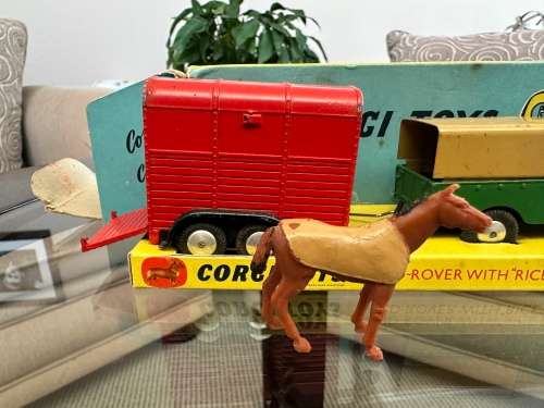 Vintage Corgi Gift Set GS2 Land Rover and Trailer 1958